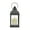 Black, variant on CCMAOLU Farmhouse Lantern with LED Flickering Flameless Candle,Battery Powered Decorative Lanterns for Home Decor,Indoor Outdoor Garden,Kitchen,Dining Room,Black&White(1pc)