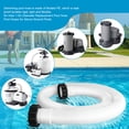 thumbnail image 3 of Pool Pump Replacement Hose For  29060E, 1.5" Diameter Easy To Install Accessory Pool Hose With Nut For Above Ground Pools, Leakproof Filter Pump Hose For  White, 3 of 8
