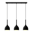 thumbnail image 1 of Lampara Colgante Moderna Candelabro 3 Cabezas Alt. Ajustable negras, 1 of 5
