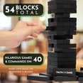 thumbnail image 2 of Juego para beber Buzzed Blocks para adultos con 54 bloques y comandos, 2 of 7