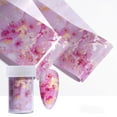thumbnail image 3 of 2 Pcs 100cm Nail Art Transfer Sticker Paper Foils Bright Marble DIY Design Decoration Nail, 08, 3 of 6