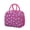 Rose-red-21, variant on Hawaiian Hibiscus Thermal Lunch Bag - Waterproof Insulated Lunch Box for Women & Men, Sturdy Handles & Metal Zipper, Vibrant Boho Design