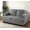 Gray, variant on Nmkwnr 2 Seater Sofa Couch with Wood Frame, Velvet Upholstered Loveseat Sofa for Home, Apartment, Office, Ivory White