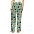 thumbnail image 3 of Goofa Cute French Bulldog Printed Soft Pajama Pants for Women, Wide Leg Comfy Casual Lounge Yoga Pants-X-Large, 3 of 9