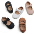 thumbnail image 5 of Toddler Baby Girls Dress Shoes Ballet Sparkle Wedding Party Princess Mary Jane Ballerina Flats Shoes for Girls, 5 of 6