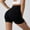 Black, variant on Wensltd Womens Workout Seamless Butt Lifting Shorts High Waisted Tummy Control Gym Yoga Shorts