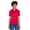 Red, variant on UltraClub Ladies' Cool & Dry 8-Star Elite Performance Interlock Polo 2XL BLACK
