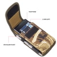 thumbnail image 4 of Camouflage Vertical Belt Loop Phone Holster for Samsung Galaxy iPhone Nokia BLU Motorola OnePlus, 4 of 7