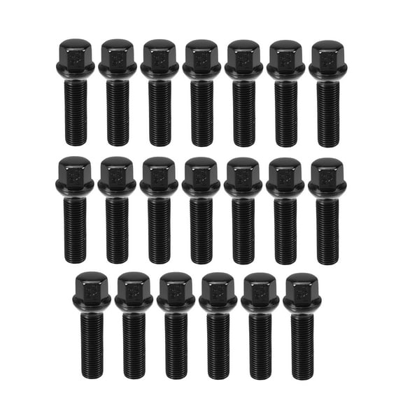 20pcs M14x1.5 Extended Wheel Lug Bolts for Wheel Spacers Ball Seat 19mm Hex 45mm Shank Length for VW EOS
