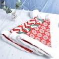 thumbnail image 2 of PULLIMORE Christmas Santa Hats Classic Red and White Knit Plush Caps, 2 of 7