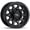 Matte Black, variant on RockTrix RT111 18 inch Wheel 8x180 Compatible with Chevrolet Silverado 2500HD 3500HD, 18x9 (-12 Offset, 4.5 Backspace), Black, Also fits GMC Sierra 2500HD 3500 HD