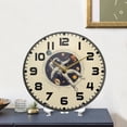 thumbnail image 4 of Yayeee Wall Clock for Living Room 11.9 inch Battery Operated Round with Holder, Astronaut Floating, 4 of 7