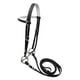 thumbnail image 5 of Cabezada para caballo con riendas, cuerda de montar, accesorios de equitación, cabestro. M negro, 5 of 9