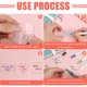 thumbnail image 4 of 200 Piezas AcríLico en Blanco AcríLico Transparente Colgantes para Proyectos de Manualidades DIY, 4 of 7