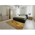 thumbnail image 4 of Ahgly Company Indoor Square Patterned Mahogany Brown Area Rugs, 5' Square, 4 of 6