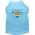 thumbnail image 1 of J'ai 2 Mamans T-Shirt Imprimé Chien Bébé Bleu TP, 1 of 1