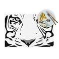 thumbnail image 4 of XMXY Woven Placemats Set of 4 PCS, Tiger Pattern Animal Design Table Mats Washable Heat Resistant Placemats, 4 of 6