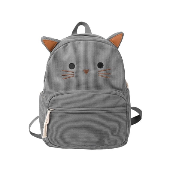 Stylish Backpack Korean Trendy Daypack Ergonomic Corduroy Laptop Bag Book Bags for Daily Commute Travel Use