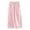 Pink, variant on YunPes Girls Wide Leg Pants Cute Ruffled Hem Casual Trousers with Bowknot Patch Elastic Waist Baggy Open Bottom Pants 5-16Y