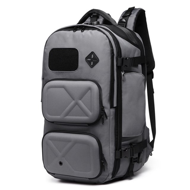 ozuko Nouveau Sac à Dos Extérieur pour Hommes USB Anti-Vol Grande Capacité Multi-Fonction Imperméable Sac à Dos de Voyage