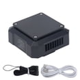 thumbnail image 1 of Ventilador con clip de cintura Sailing Mini USB recargable Batería de 4000 mAh viento fuerte 3 velocidades negro, 1 of 10