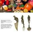 thumbnail image 3 of Skeletal Cutlery Sets, Personality Skull Metal Zinc Alloy Tableware Creativity Skeleton Fork Spoon Knife Gift, 3 of 8