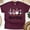 Maroon, variant on Ghoul Gang T-Shirt | Cute Goose Halloween Squad Graphic Tee, White, Size S
