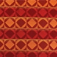 thumbnail image 3 of Plutus Celestial Red and Orange Luxury Throw Pillow, 3 of 3