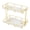 White, variant on Bathroom Organizer Countertop Perfume Organizer Makeup Organizer Cosmetics Storage Display Rack Vanity Tray Dresser Stainless Steel Gold Shelf White Marble Ceramic Tray