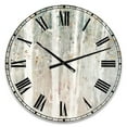 thumbnail image 1 of Designart 'A Woodland Walk into the Forest V' Traditional wall clock, 1 of 4