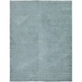 thumbnail image 1 of Unique Loom Tapis de Sol en Peluche Moderne 10' x 13' Rectangle Ardoise Bleu, 1 of 5