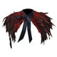 thumbnail image 2 of Bufanda de cuello tipo chal de plumas sintéticas, envoltura cómoda para hombros, envoltura de hombros para Halloween, Festival, disfraces, fiesta, Cos Rojo, 2 of 8
