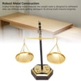 thumbnail image 5 of BIMZUC Antique Iron Weight Balancing Scale Vintage Style Decorative Metal Balance Scale Figurine for Entryway Living Room Office Desk Ornament Knick-Knack, 8.9 Inches / 22.5 cm, 5 of 9
