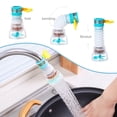 thumbnail image 3 of Grifo de lavabo de tocador Filtro de grifo de lavado de ducha Extensor ajustable Adaptador de rociador flexible de cocina universal Tipo 6, 1 pieza 360 grados Advancent HA009002-06B, 3 of 6