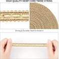 thumbnail image 5 of 21.8 Yards Gimp Braid Trim 14mm/0.5" Shiny Lurex Trim Gold Decorative Fabric Ribbon Metallic Braid Lace Trim for Costume DIY Sewing Craft Embellishment Upholstery Home Decor, 5 of 5