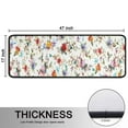thumbnail image 5 of Kitchen Rugs Sets Of 2,Pioneer Flower Floral Print Pattern Anti Fatigue Kitchen Mat Rugs Non Slip Washable,Decorative Kitchen Floor Mats for Kitchen,Sink,Laundry,17"x47"+17"x47", 5 of 5