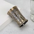thumbnail image 3 of Whiskey Shot Glass Vintage Metal\n\nHand Embossed Mini Cup Gift Decoration Ornaments(Copper ), 3 of 4