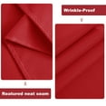 thumbnail image 5 of XWZO 52X70 inch Textured Rectangular Tablecloth for Kitchen, Dining-Waterproof Wrinkle-Abrasion Resistant Christmas Table Cloth for Canteen, Outdoor Picnic, Red, 5 of 8