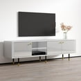 thumbnail image 3 of Cristal 03 TV Stand for TVs up to 80", Modern High Gloss 71" Entertainment Center, TV Media Console with Storage Cabinets, 3 of 5