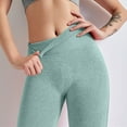 thumbnail image 4 of Besolor Womens Scrunch Workout Leggings Seamless High Waisted Butt Lifting Yoga Fitness Gym Athletic Cropped Pants, 4 of 6
