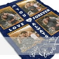 thumbnail image 5 of Custom Blanket with Picture Text Customized Photo Throw Blanket for Adult, Kids Personalized Family Photo Blanket for Mom, Dad, Grandma, Grandpa, Memorial Gifts for Christmas, Anniversary, Birthday, 5 of 6