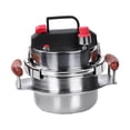 thumbnail image 3 of yotijay Small Stainless Steel Cooker for Household Travel Restaurant 1.6L 23.5cmx21cm, 3 of 9