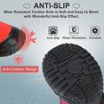 thumbnail image 5 of Dog Shoes, 4pcs Anti-slip Dog Boots With Adjustable Strap Dog Boots For Small Medium Large Dogs, Easy To Put On Dog Pad Protection (l, Red) Red S (4 U, 5 of 5