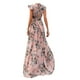 thumbnail image 5 of Maxi Vestido Dama Mujer Fiesta Ó Playa Sexi Elegante Cruzado Dara Baby  Vest077, 5 of 6