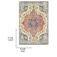 thumbnail image 3 of Livabliss Area Rugs for Living Room, 5x8 Elaziz Traditional Orange Rug, Bedroom Dining Room Home Decor Stain Resistant Carpet (5'3" x 7'7"), 3 of 6