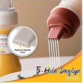thumbnail image 5 of 3pcs Kitchen with dust cover squeeze sauce bottle salad dressing ketchup seasoning squeeze sauce bottle, 5 of 5