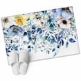 thumbnail image 2 of Area Rug 2 x 3 Ft, Teal Blue Eucalyptus Indoor Accent Bathroom Rugs for Kitchen/Laundry Room, Spring Garden Floral Leaves Botanical Washable Non-Slip Runner Floor Mat for Entryway, Living Room, 2 of 7