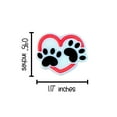 thumbnail image 2 of Heart with Dog Cat Paw Silicone Focal Beads 12 pk Pet Animal Lover for Freshie Hangers Beaded Pens Keychains Vet Tech Dog Mom, 2 of 5