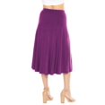 thumbnail image 3 of Stretch Is Comfort Women's Midi A-Line Flowy Skirt | Adult Small- 5x, 3 of 6