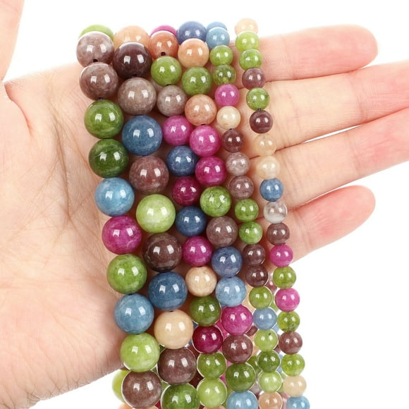 Zhuge 4mm Natural Stone Bead DIY Jewelry Accessories Personalized Colorful Natural Stone Semi finished Bracelet, Necklace Jewelry Accessories